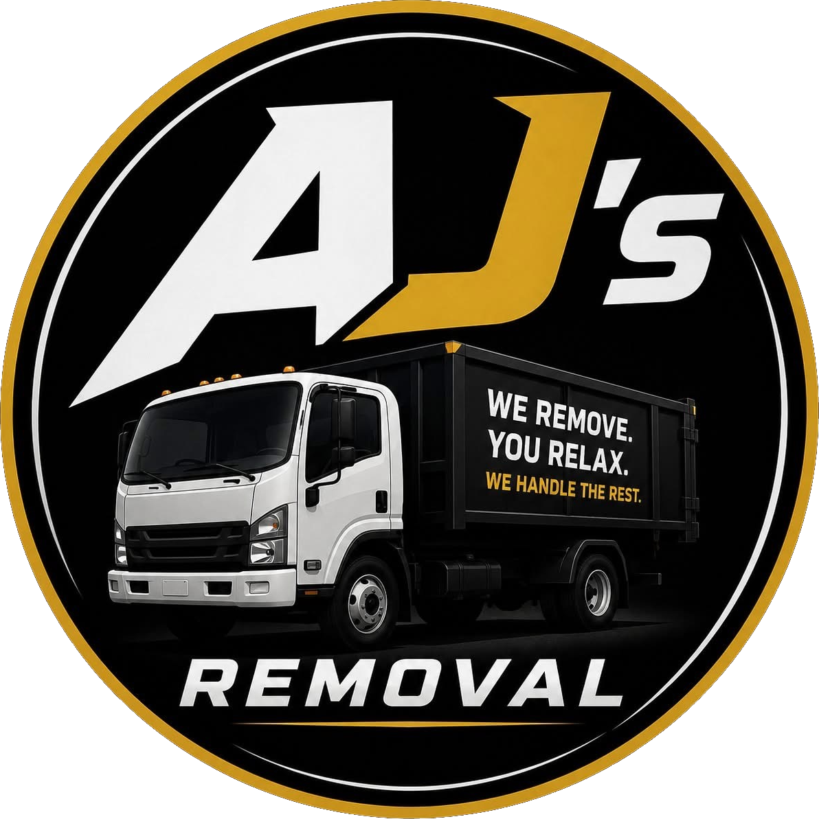 AJ's Junk Removal logo